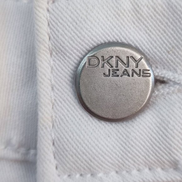 DKNY Jeans SOHO Skinny white women's size 8 - Picture 10 of 15